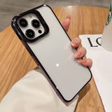 Electroplated Transparent Mobile Phone Case